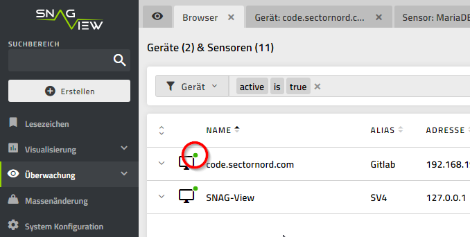 browser device status